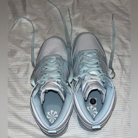 NEW ‘Glacier Blue’ Nike Dunk High Next Nature SIZE 7.5 - Picture 9 of 10